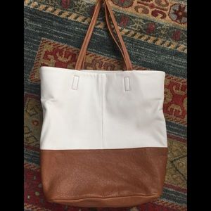 DKNY leather tote